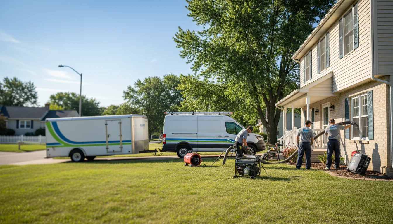Flooded Basement Restoration And Cleanup With Repair in South Elgin, IL near me